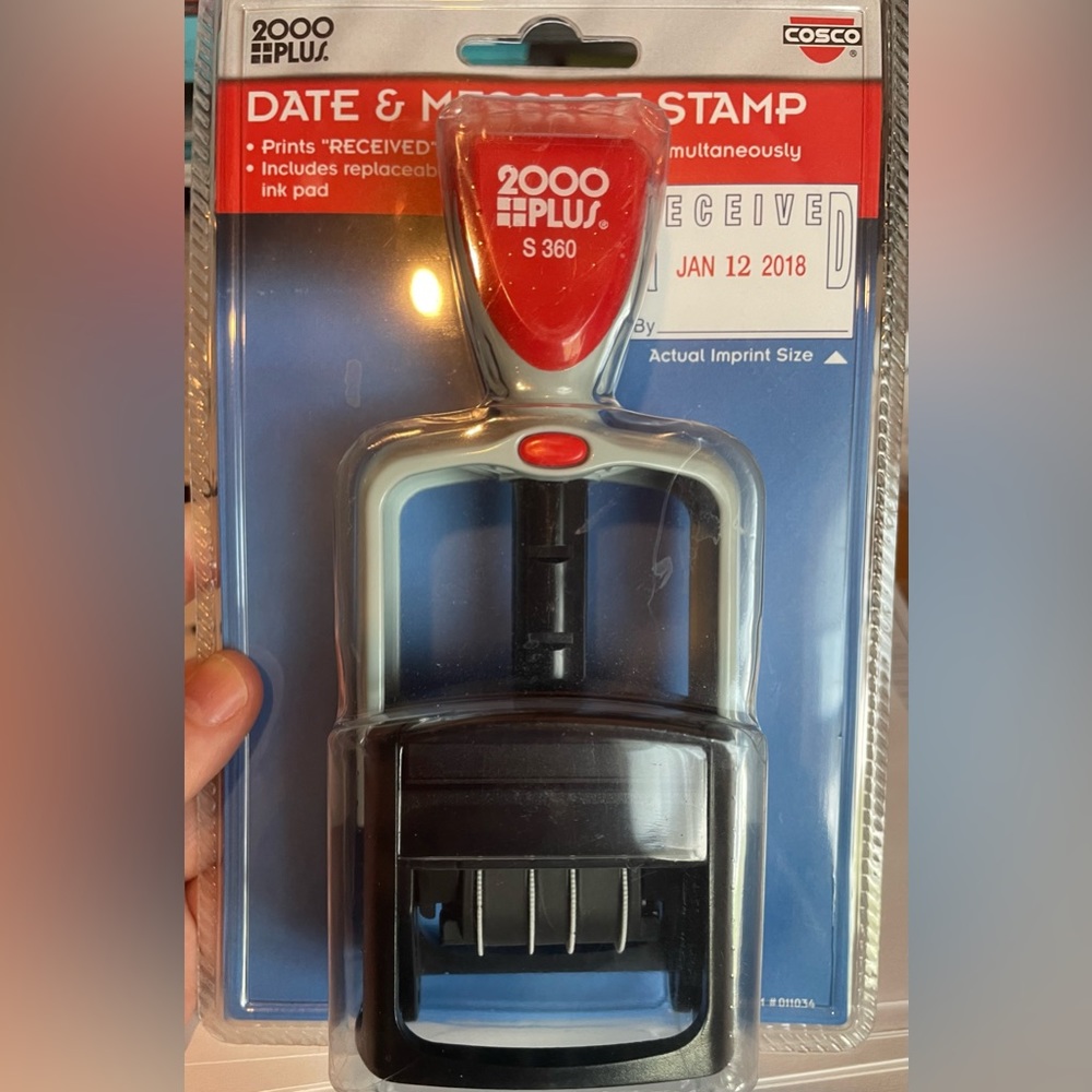 Date and message stamp - brand new